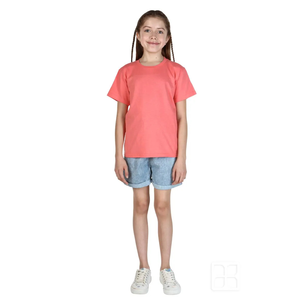 Playera cuello redondo manga corta para niños