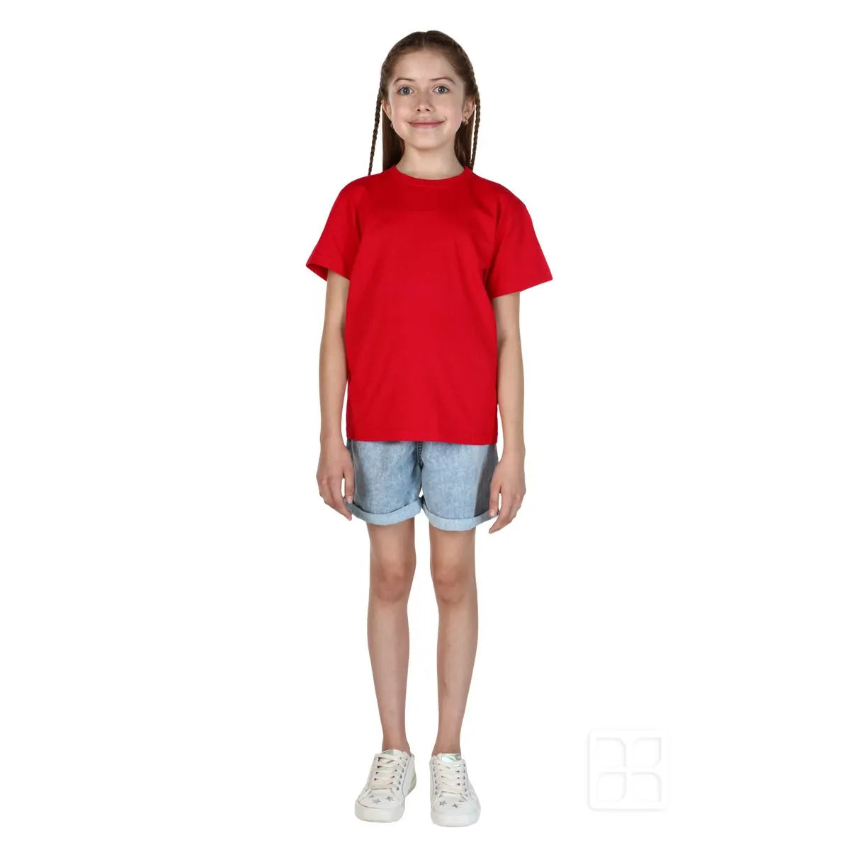 Playera cuello redondo manga corta para niños