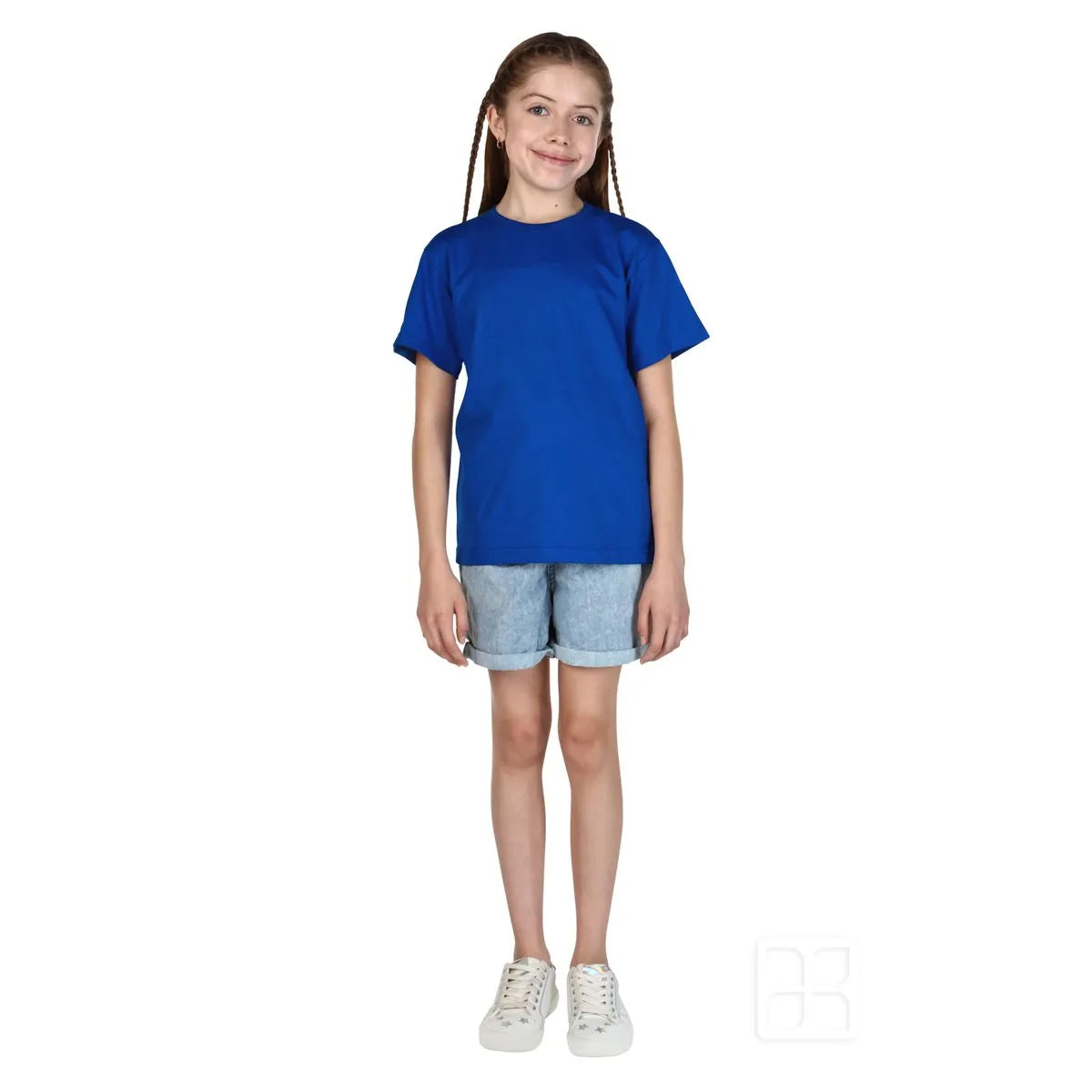 Playera cuello redondo manga corta para niños