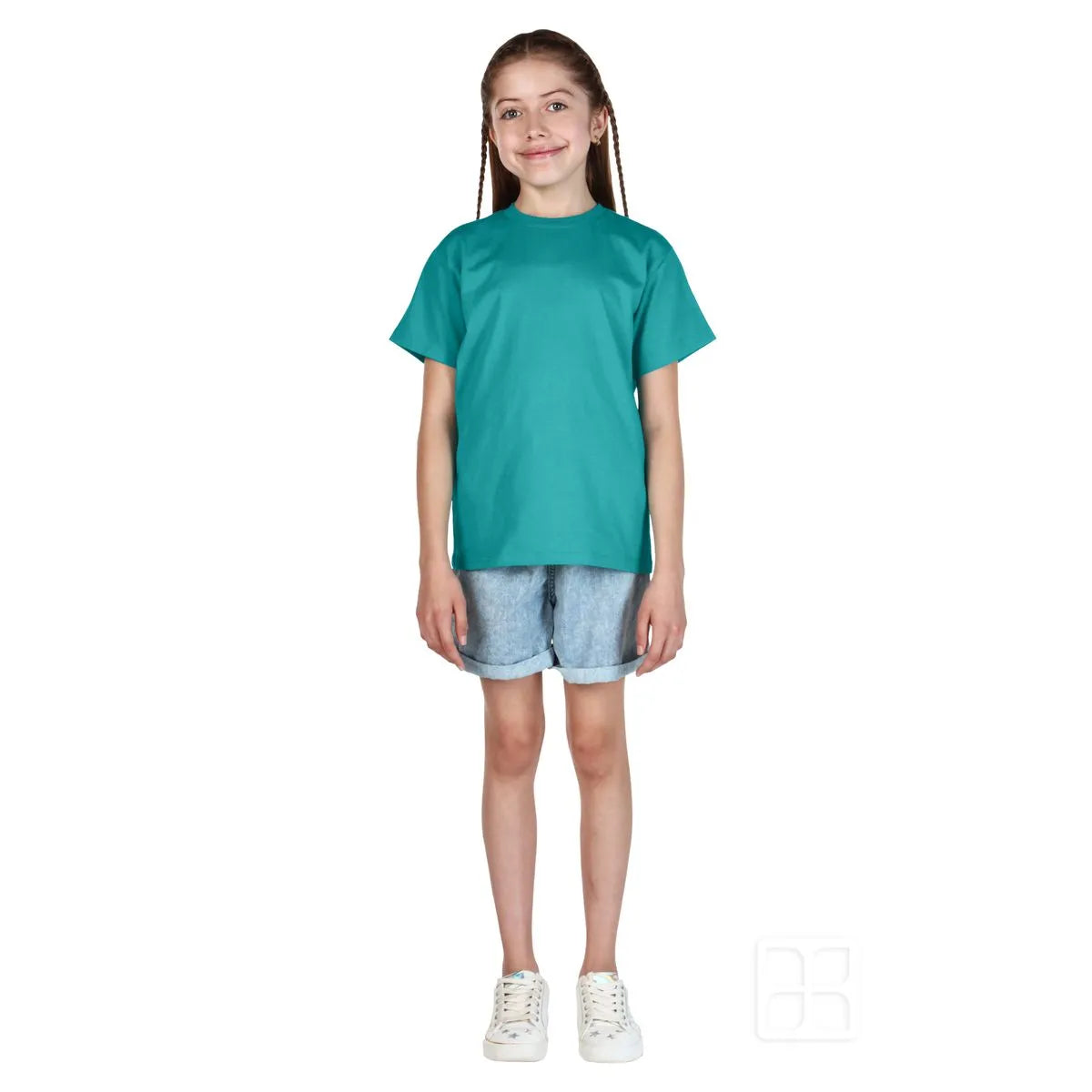 Playera cuello redondo manga corta para niños