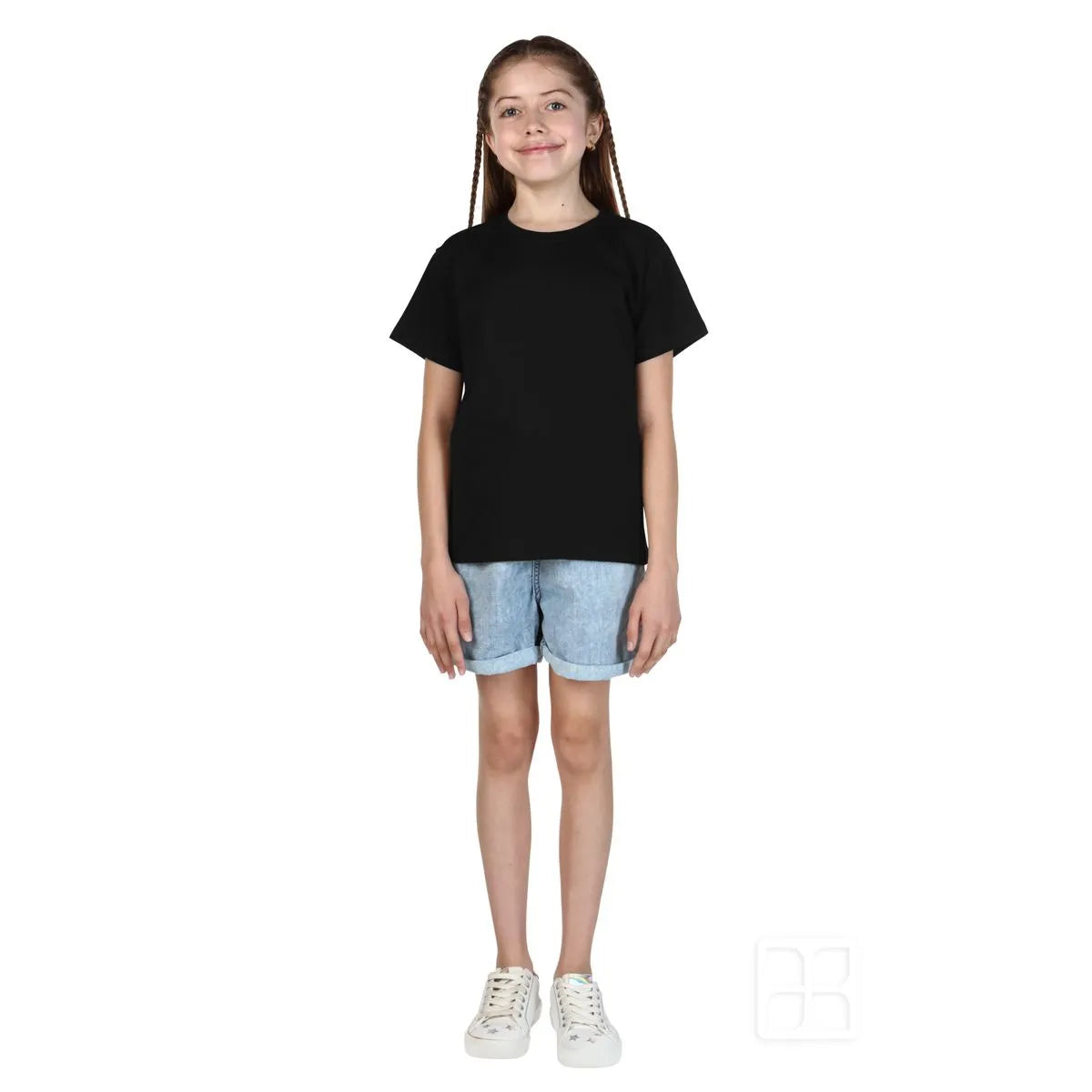 Playera cuello redondo manga corta para niños