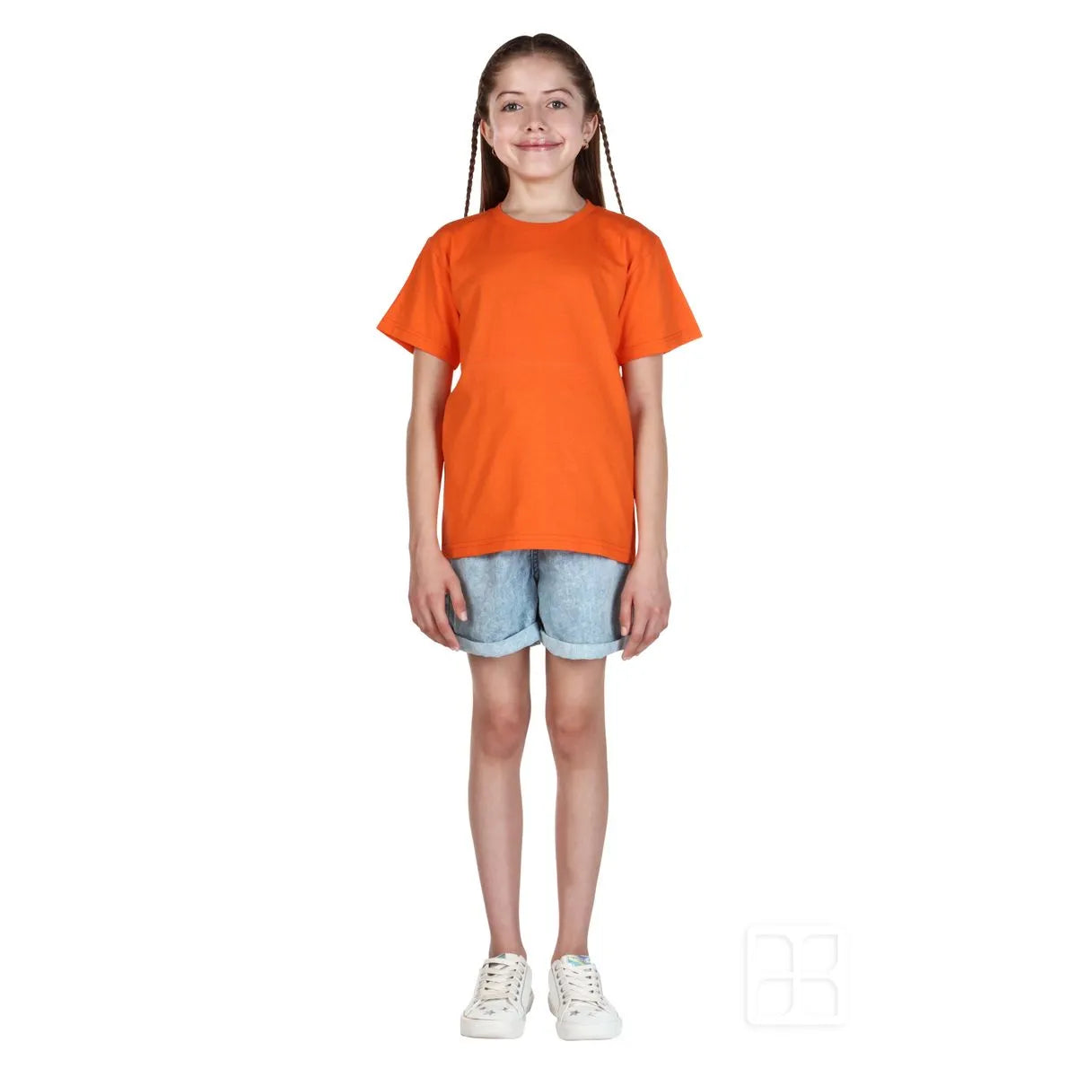Playera cuello redondo manga corta para niños