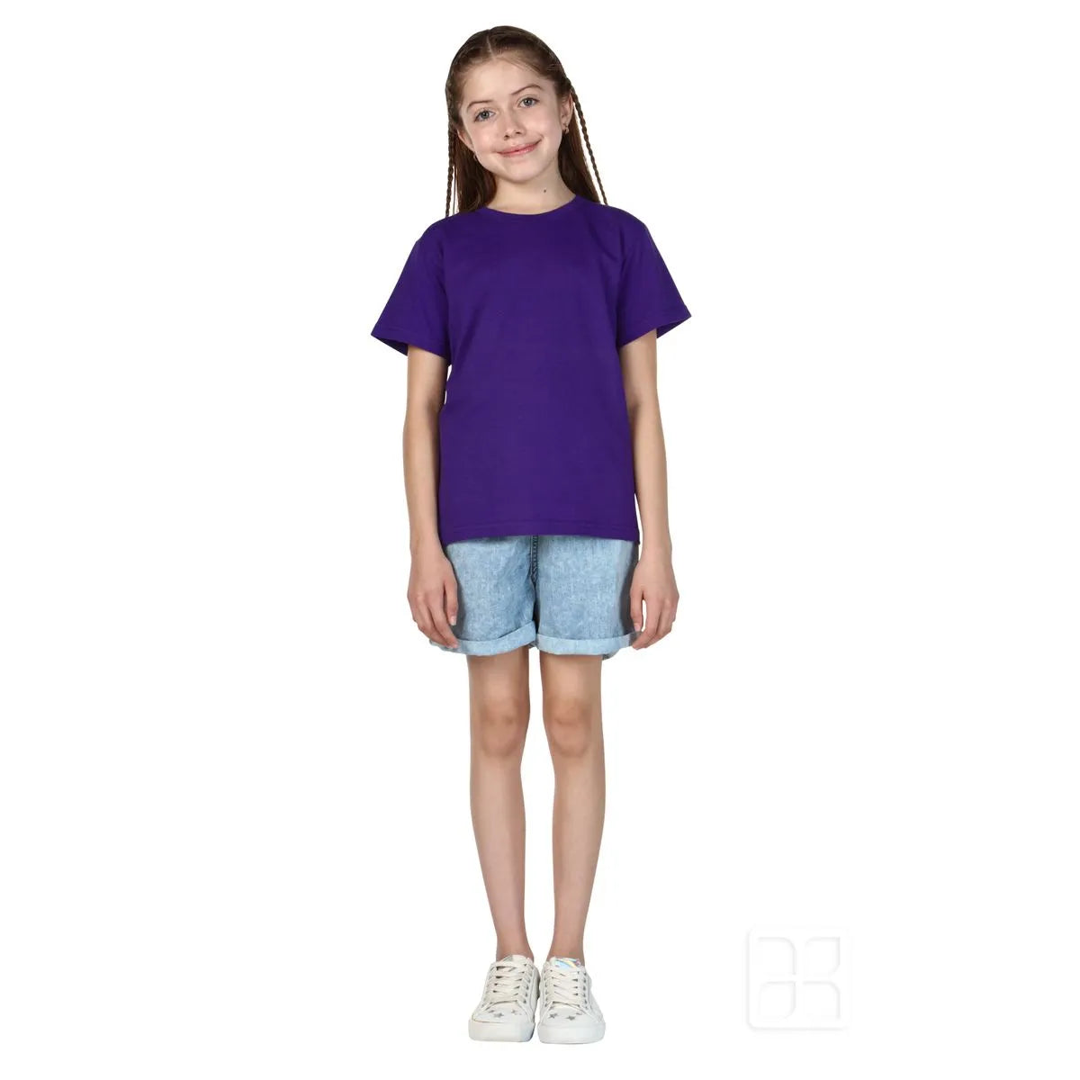 Playera cuello redondo manga corta para niños