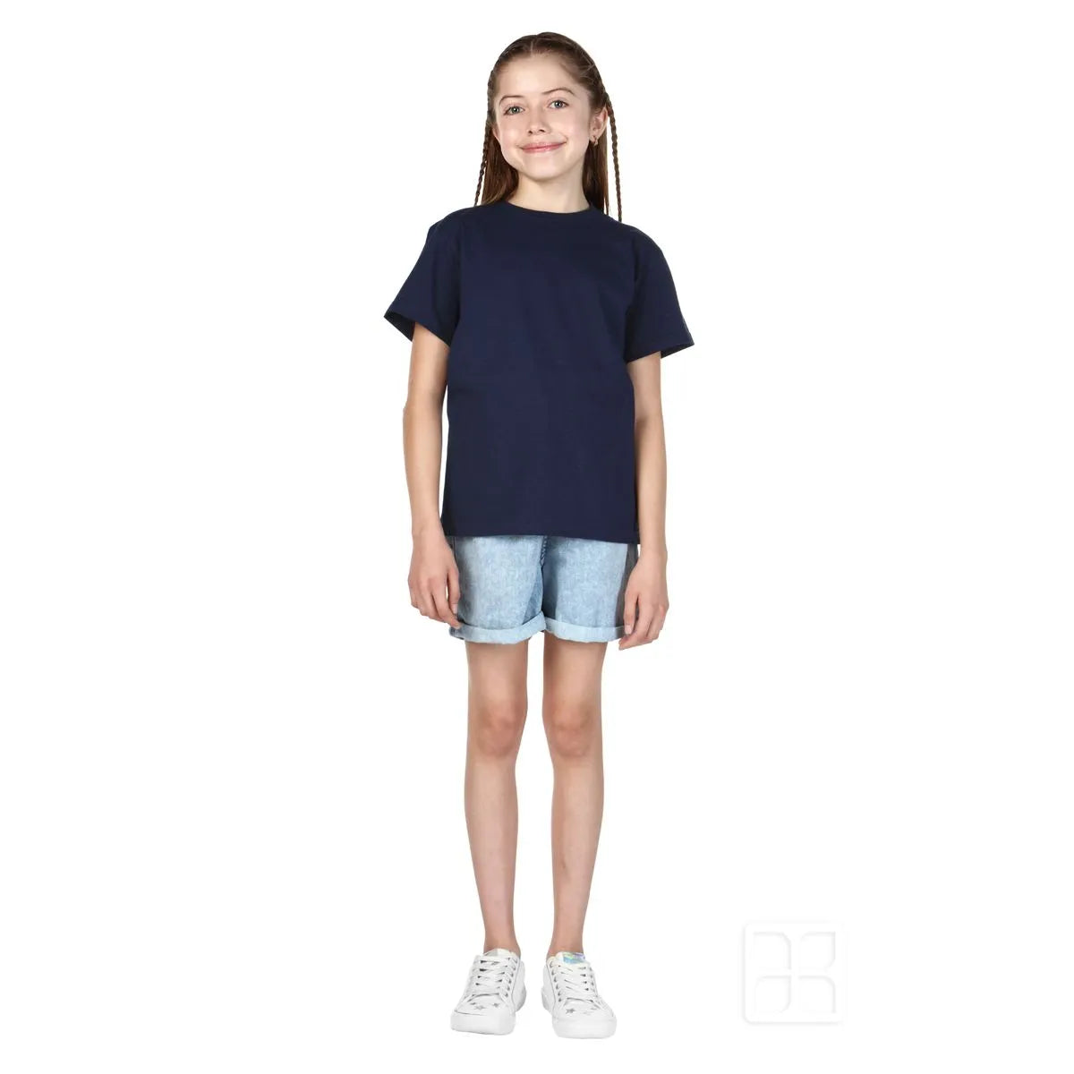 Playera cuello redondo manga corta para niños