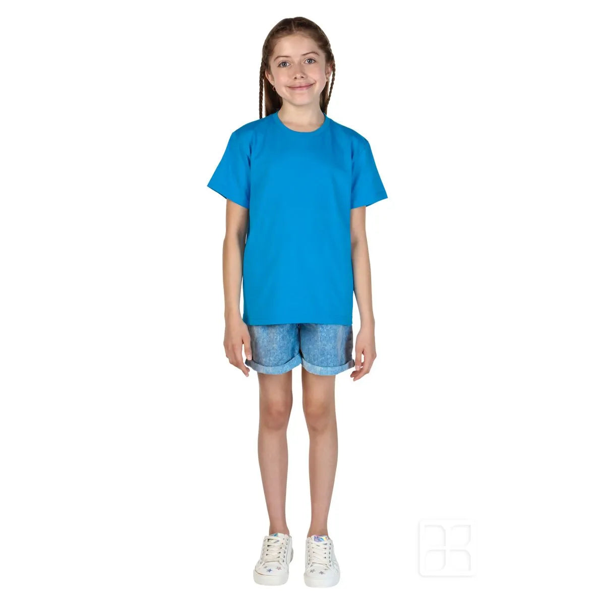 Playera cuello redondo manga corta para niños