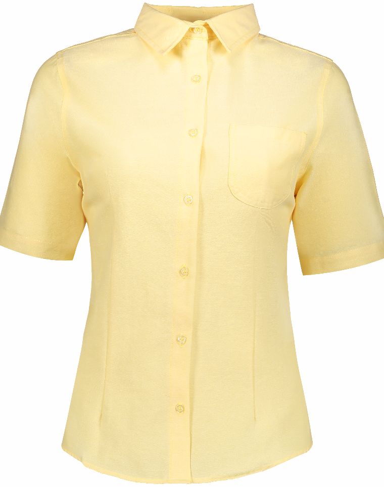 Blusa Oxford Manga Corta