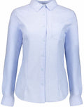 Blusa Oxford Manga Larga