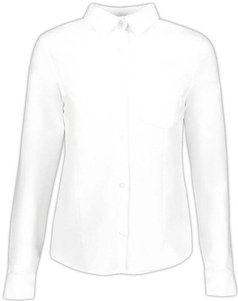 Blusa Oxford Manga Larga