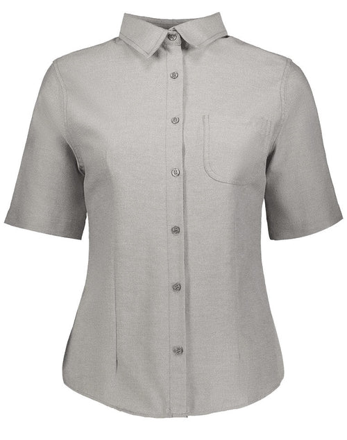 Blusa Oxford Manga Corta