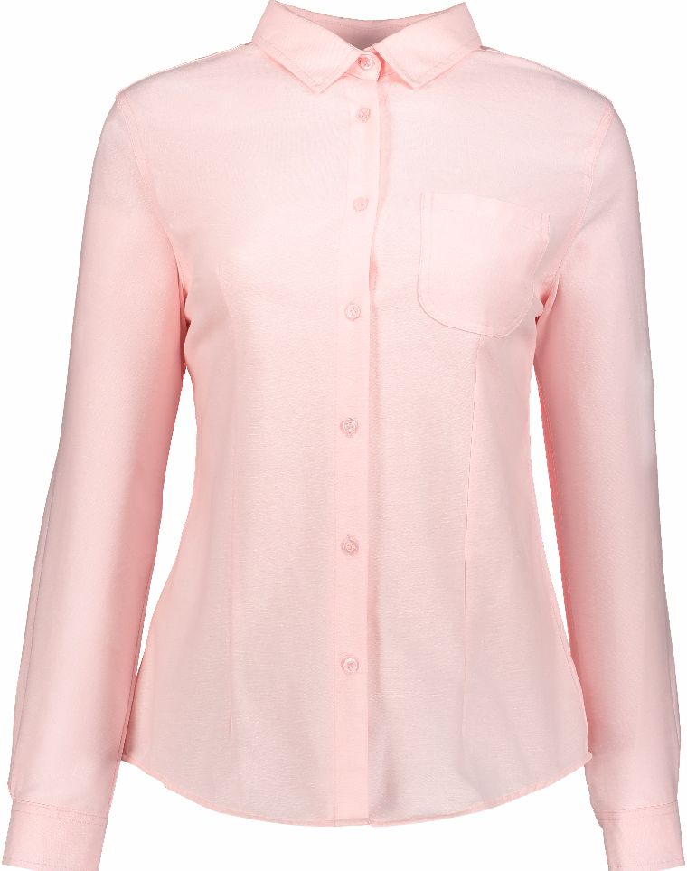 Blusa Oxford Manga Larga