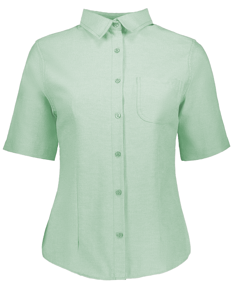 Blusa Oxford Manga Corta