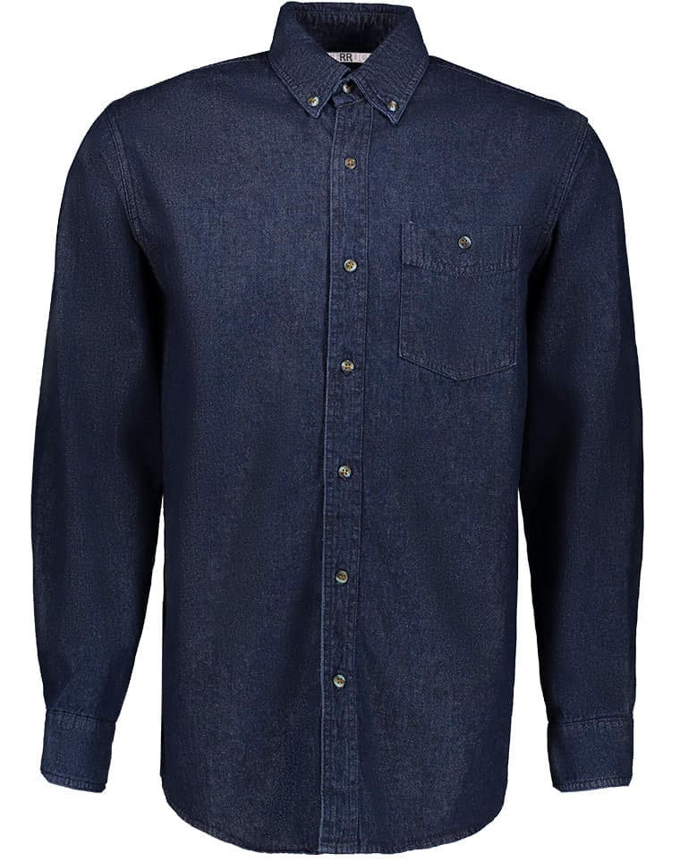 Camisa Mezclilla Manga Larga