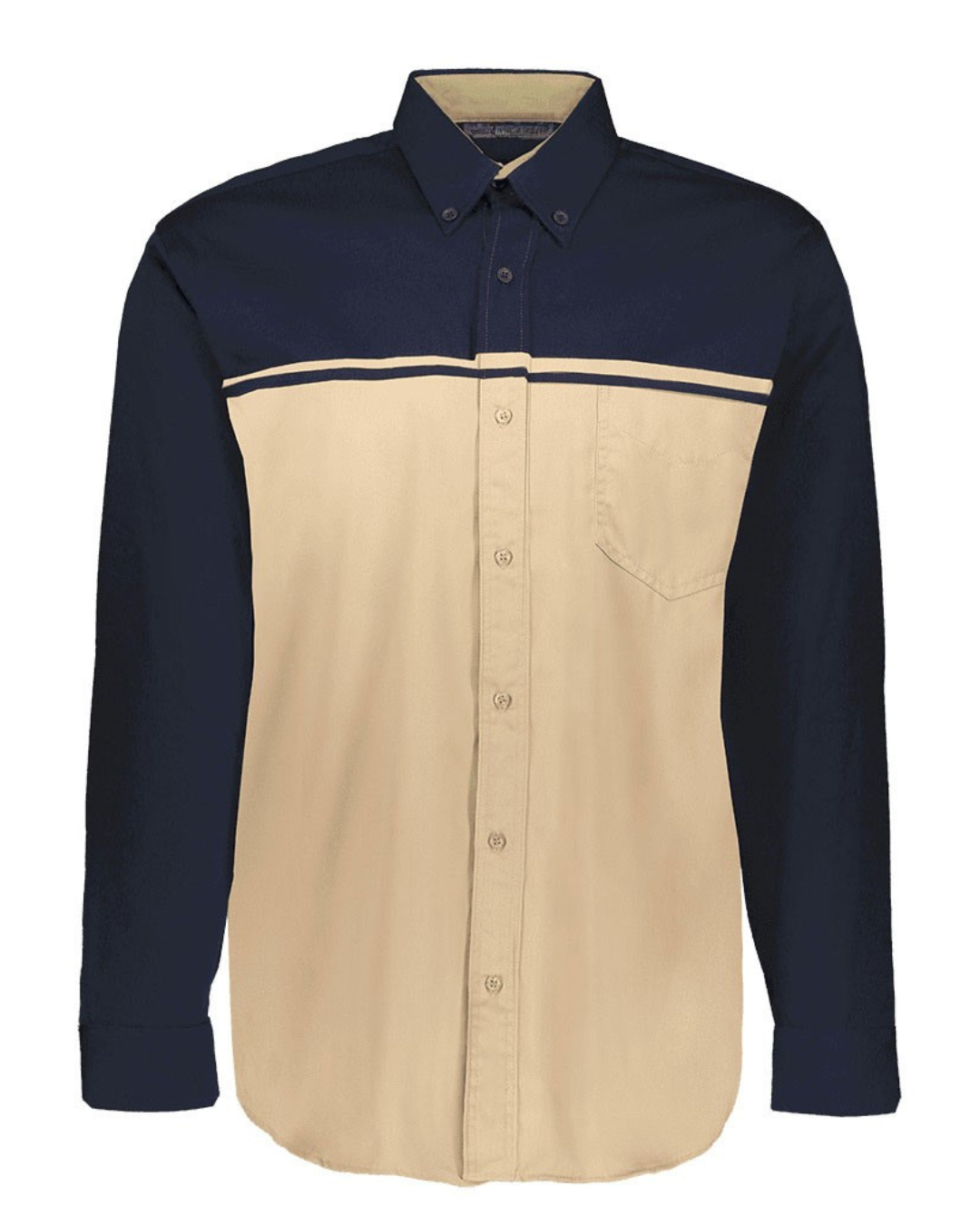 Camisa Combinada Manga Larga