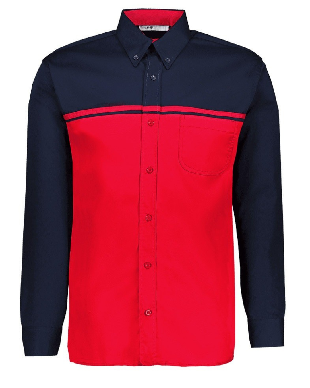 Camisa Combinada Manga Larga