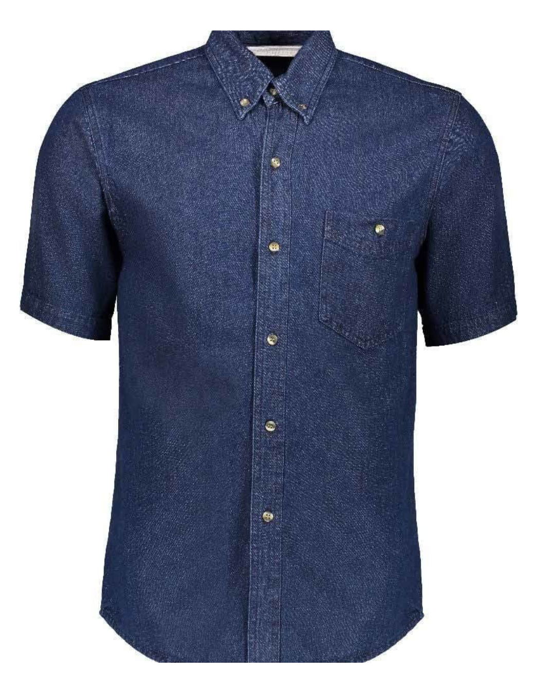 Camisa Mezclilla Manga Corta