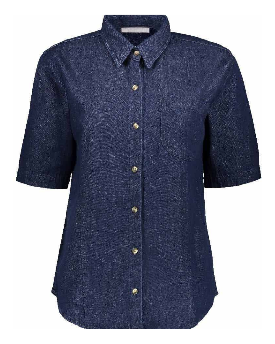 Blusa Mezclilla Manga Corta