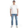 Playera Cuello Redondo Manga Corta para Sublimar para Hombre Color Blanco
